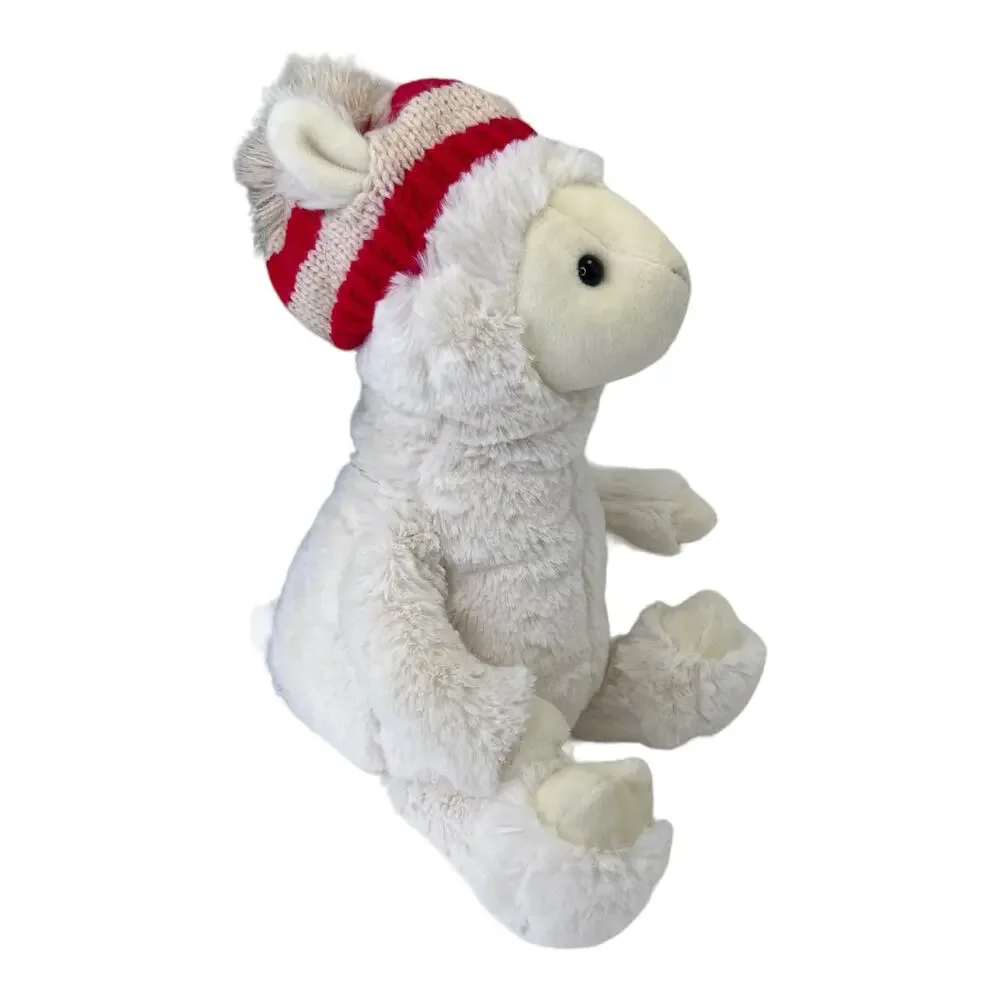 GUND Lionel The‎ Llama 15 Inch Plush with winter beanie hat EUCG